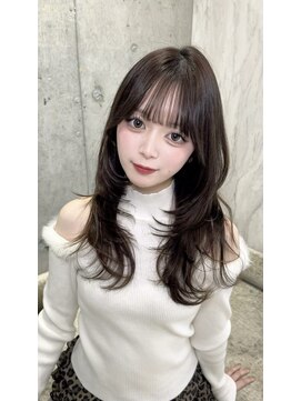 ロンドルピナス 小倉(Lond Lupinus) ミディアムレイヤーカット/似合わせカット/大人ガーリー/20代