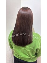オーガスト ヘア ネイル(AUGUST hair nail) チョコレートブラウン/ブリーチなし/横浜/透明感カラー
