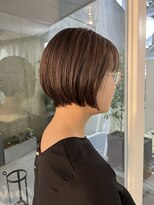 バイ ユア オウン フラワーズ コロン カバ 松本駅前(buy your own flowers : kava)&nbsp;グレージュアッシュグレージュショートカットくびれショート