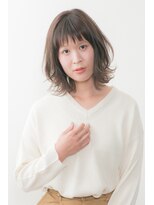 ソフトヘアカッターズ(soft HAIR CUTTERS) 20代30代に人気◎揺れる外ハネボブ＠ツヤ髪グレイカラー