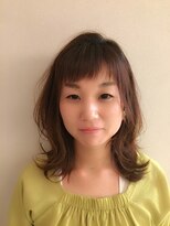 【Lond 中野 千帆】大人カジュアル★外ハネミディアム