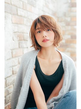 カノープス ヘアアンドメイクアップ(Canopus hair&make up) 谷口☆大人可愛い×ショートボブ× とろみ[ことりベージュ]