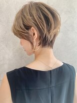 アヴァロン(AVALON) この夏おすすめ☆ひし形ショート×シャンパライトカラー