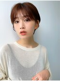 【MILK/MURIEL macoto】ココアブラウンひし形ショート