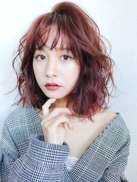 アイティー バイ アルバム 浦和店(IT by ALBUM) ミルクティーピンクベビーピンクニュアンスカラー_46767