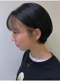 女性らしい“丸みショート”