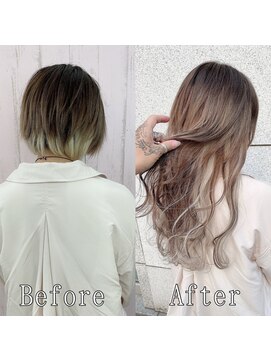 あるじゃんすー 横浜店 ホワイトアッシュ#シールエクステ#ラフニュアンス#横浜