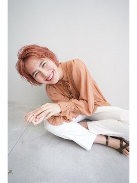 エル 横浜(eL) 【eL 横浜】シースルー　アレンジ　ショートボブ　(大島)