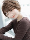 【ROMA銀座】大人可愛い/前髪あり/ひし形/小顔ショートボブ