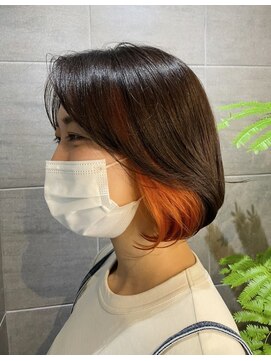 ナナナパレナ 梅田店(nanana parena) 大人可愛いインナーカラー☆艶髪デザインカラー