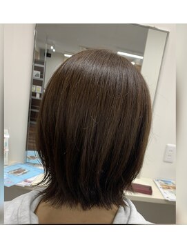 ヘアメイク フェイス(hair make faith) パッツンくびれボブ