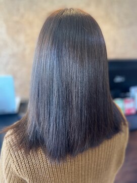 アークスヘアー アッシュべージュ髪質改善酸熱トリートメント艶感ストレート