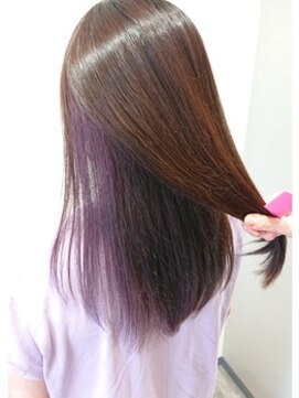 エイムヘアーティエル 鶴川店(eim hair tiele) イヤリングカラー☆ヴァイオレット