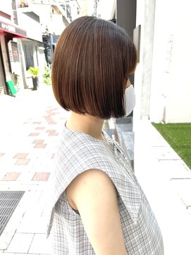 アフロートpd+ KOBE(AFLOATpd+) 20代30代40代小顔ぱつっとミニボブ