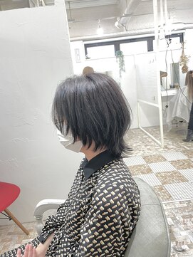 クリアリティ ヘアーサロン 京都駅前本店(clarity hair salon) 顔周りがポイント　マッシュウルフ　@1101_hairstyle ●111●