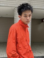 ヒュージ 三軒茶屋(huge)&nbsp;アップバング/束感ショート/ツーブロックマッシュ/コンマヘア