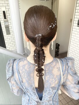 フェリーチェ(Felice) ローポニー　ポニー　編み下ろし　お呼ばれヘア