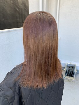 リレア 金町(Relair) 黒髪/グレーベージュ/レイヤーロング/前髪パーマ[京成金町]