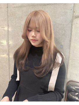 ノエ シンサイバシ(Noe Shinsaibashi) 切りっぱなしボブ/エアリーロング/美髪/ピンクブラウン/心斎橋