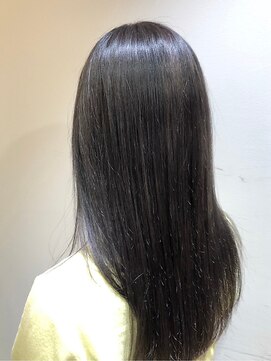 ヘアリゾート粋 ウナム 新宿東口店(enam) 暗髪透明感カラー/グレージュ