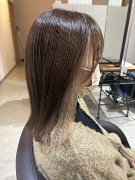 ミリ 久留米(miri..) haru インナーカラー　ベージュ　久留米