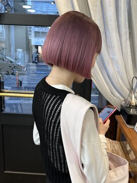 ソソ 与野(So/So) ボブ/ピンクカラー/ミニボブ