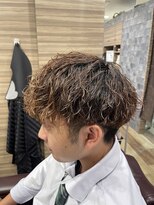 銀座マツナガ 神田店 波巻きスパイラルメンズマッシュパーマ