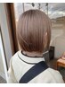 《透明感》カット＋ケアブリーチ＋カラー＋トリートメント