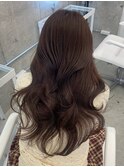 透明感カラー/レイヤーカット/ココアブラウン