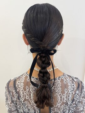 シュピネ(choupinet) リボンタイト編み下ろし