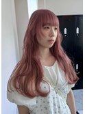 ピンクレイヤーカット