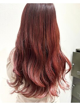 アン ビー(an B) レッドブラウン/髪質改善/カラー