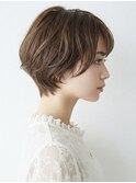 京都河原町＊大人可愛いくびれショート/小顔×丸みシルエット