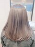 【理想のツヤ髪へ】カット+ノンアルカリ縮毛矯正+リタッチ+トリートメント