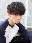波巻きツイストスパイラル ショートマッシュ 2ブロック