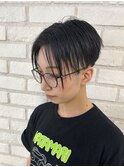 ハンサムショート×ストレートアレンジ