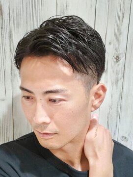 ヘアーアンドグルーミング ヨシザワインク(HAIR&GROOMING YOSHIZAWA Inc.) メンズバーバーショートツーブロック理容室爽やか好印象眉毛