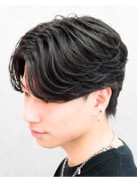ビカムメンズヘアー 栄店(become men's hair)&nbsp;曲がるメンズ縮毛矯正×毛流れセンターパート/名古屋/栄