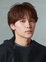 エルマーク 梅田(L-MARK)&nbsp;カルマパーマ/メンズ/フェザーパーマ/韓国/眉毛/センターパート