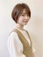 ハピネスフィール 宇治店(Happiness FEEL)&nbsp;小顔丸みショートで大人可愛く◎ショートボブ/白髪ぼかし/ボブ