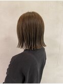 切りっぱなしボブ