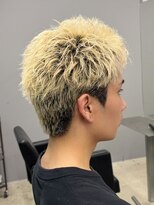 エルマーク 堺東(L-MARK)&nbsp;ダブルカラー/ブリーチ/ミルクティー/ヘアカラー/men's