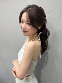オリーブブラウン/レイヤーカット/透明感カラー/韓国ヘア