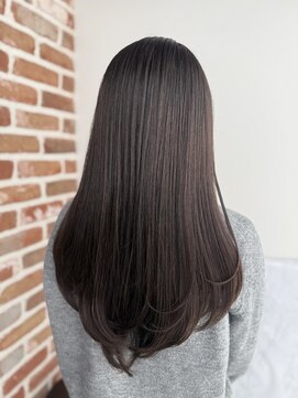 エニー 栄(Any) 韓国レイヤー×オリーブグレージュ