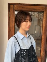 カウチ(Kauti)&nbsp;ピンクベージュ/ブラウンカラー/クールショート/前髪/池袋