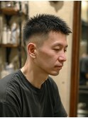 メンズカットスタイル（パーマあり/なし相談可）＋シェービング