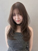 シーク 天神(SEEK) レイヤーカット/ベージュカラー/ハッシュカット/福岡美容室