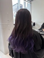 アライブ ハラジュク(ALIVE harajuku)&nbsp;ブリーチインナーバレイヤージュグラデーションカラー夕貴