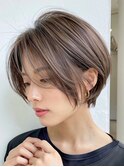 40代50代絶壁解消白髪ぼかし大人くびれショート銀座若見え美人
