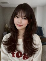エトワ 中央店(etoi) 大分韓国かき上げレイヤーカット大人レイヤー顔まわりレイヤー